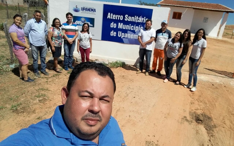 Aterro sanitário recebe visita de comitiva de Apodi