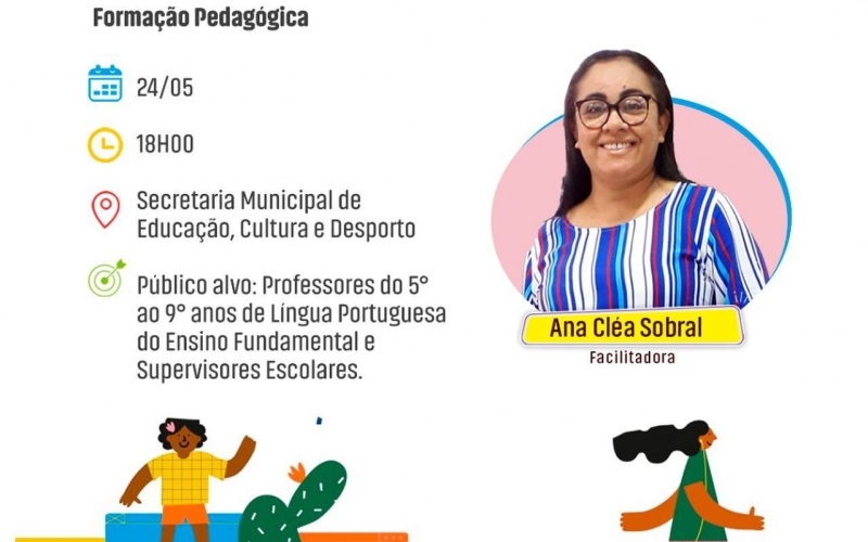 Educação realiza formação pedagógica para a Olimpíada de Língua Portuguesa