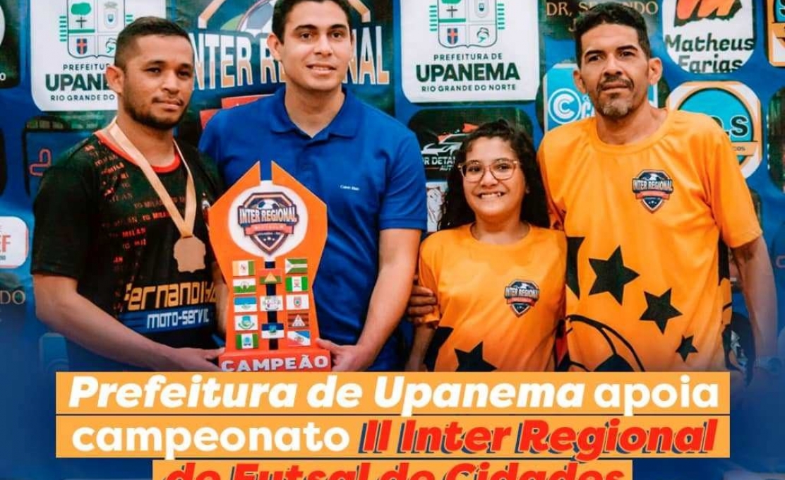 Prefeitura de Upanema apoia campeonato II Inter Regional de Futsal de Cidades