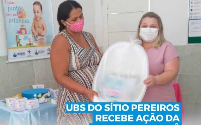 UBS do Sítio Pereiros recebe ação da Semana do Bebê